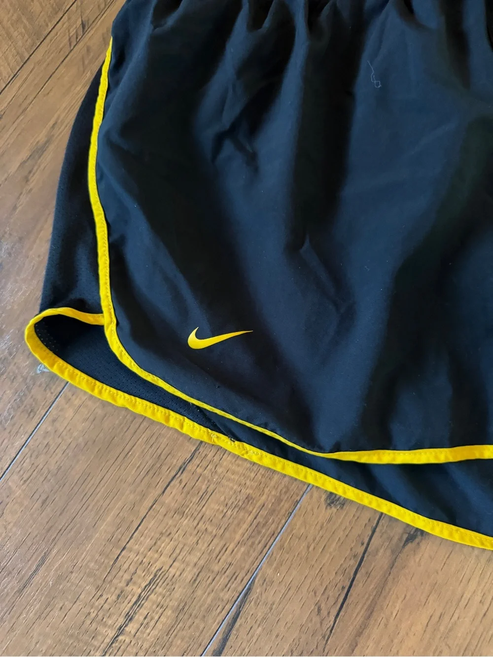 Nike Iowa Hawkeyes Black Running Shorts